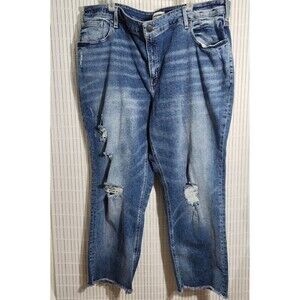 Lane Bryant Denim Jeans For Women Size 24 Straight High Rise Stretch